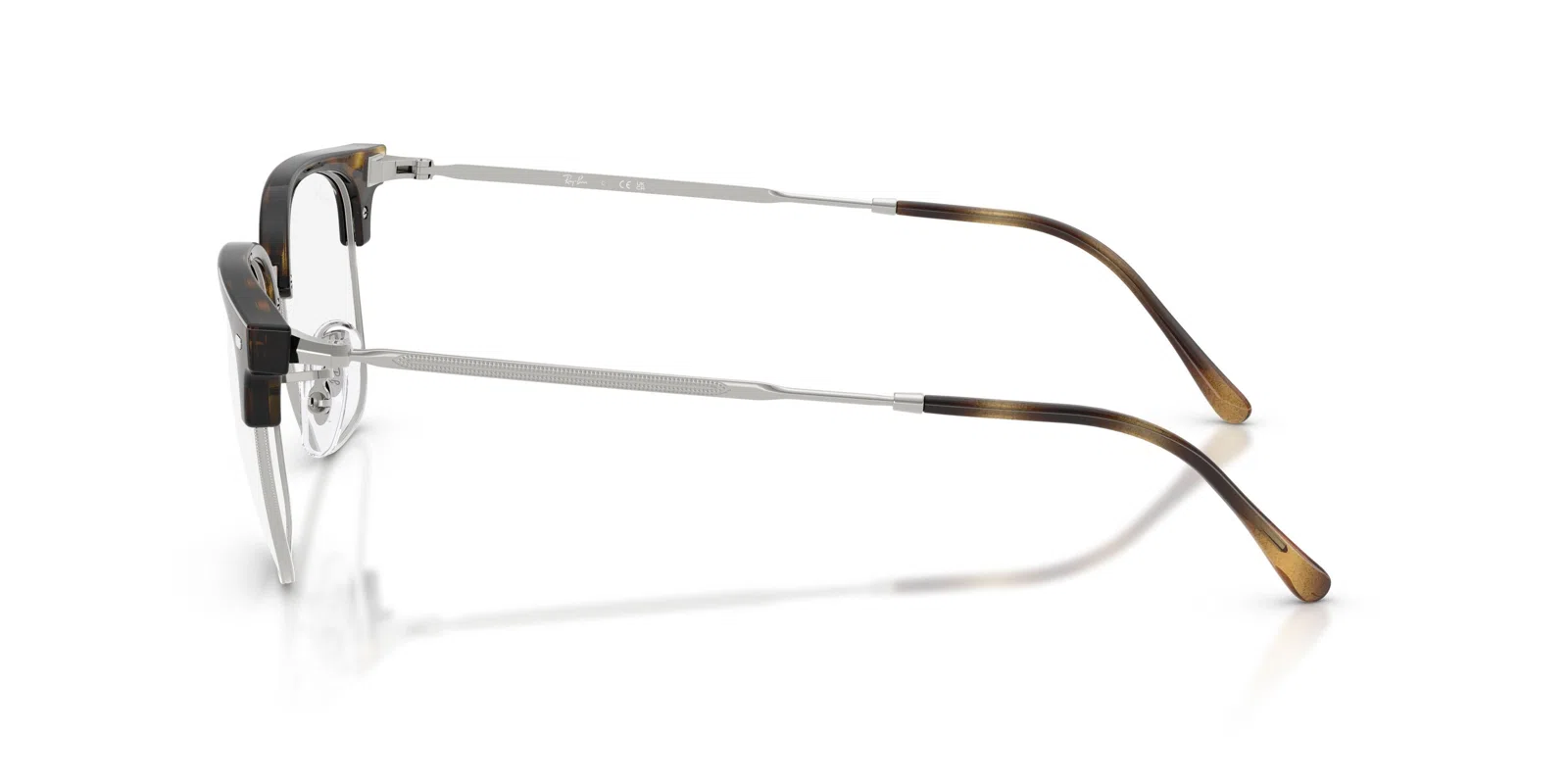 Ray-Ban New Clubmaster 7216 Eyeglasses - Blue On Gunmetal - view 101